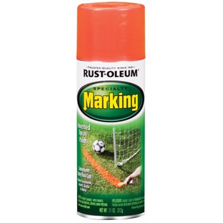 Zinsser 11 Oz Fluorescent Red Marking Spray Paint, 6PK 1991-830